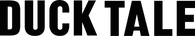 Black 'DUCK TALE' logo on a transparent background